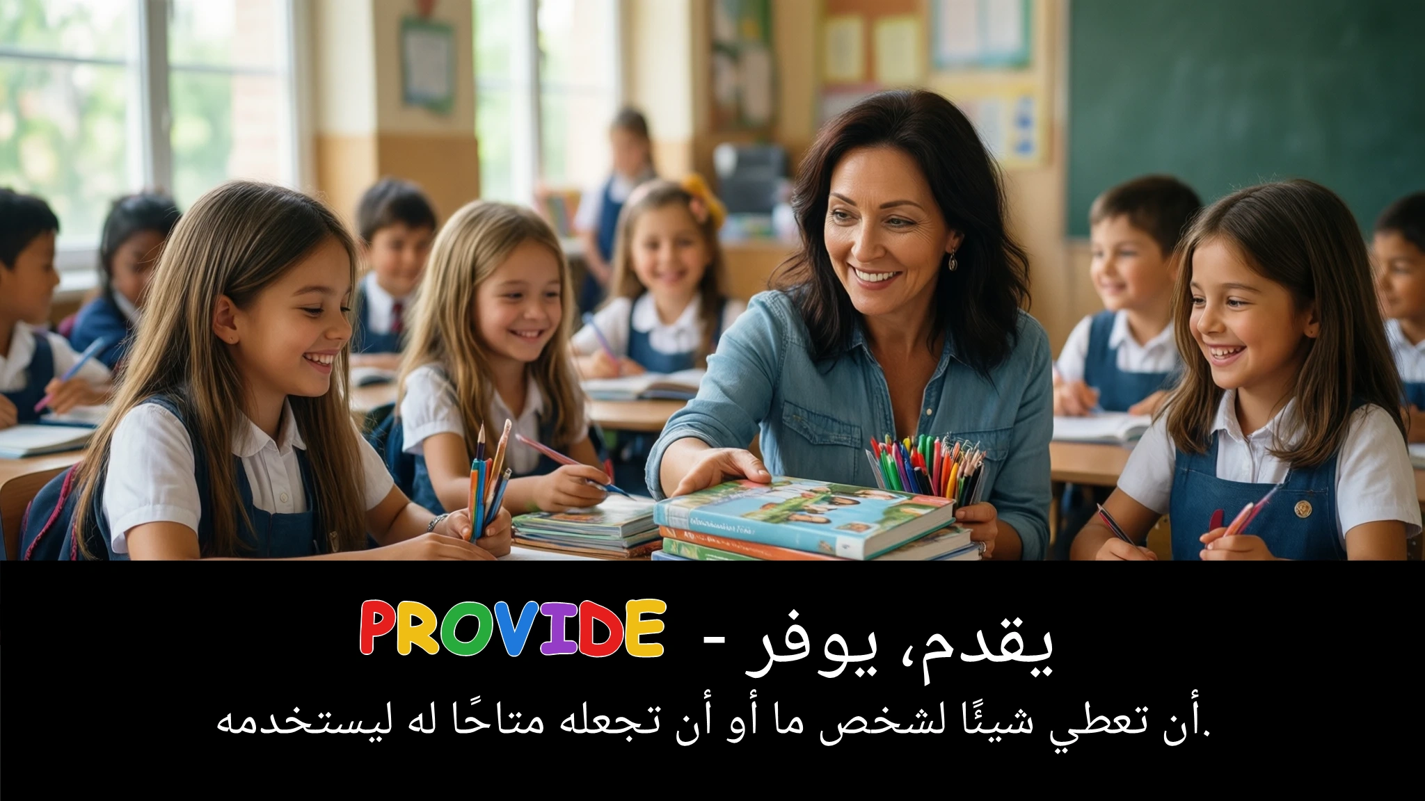 Arabic Illustration for provide